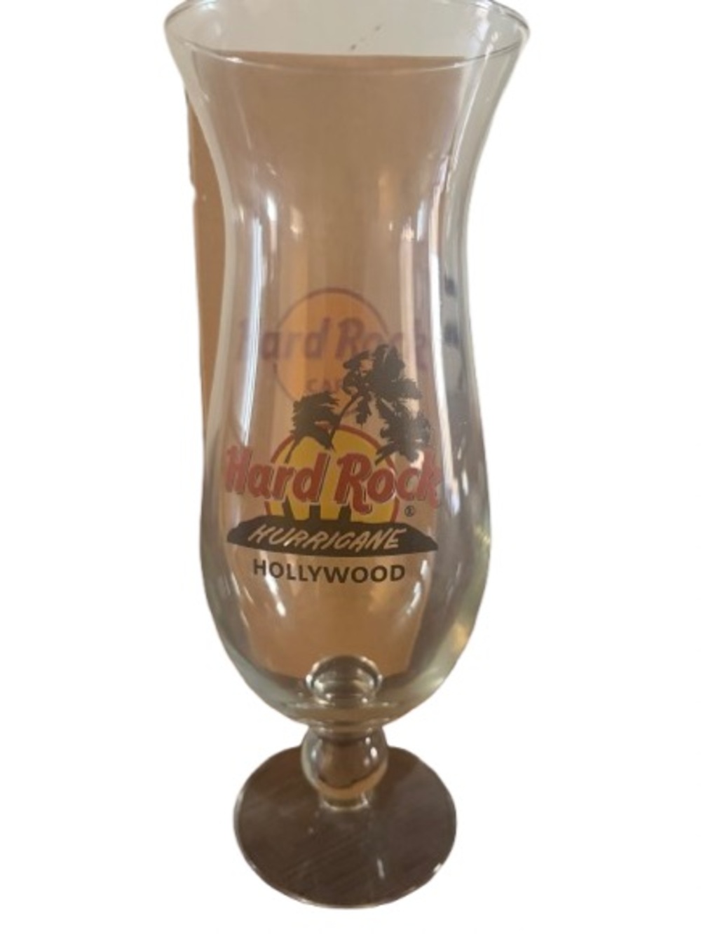 Hard Rock Hurricane Hollywood Cocktail Glass